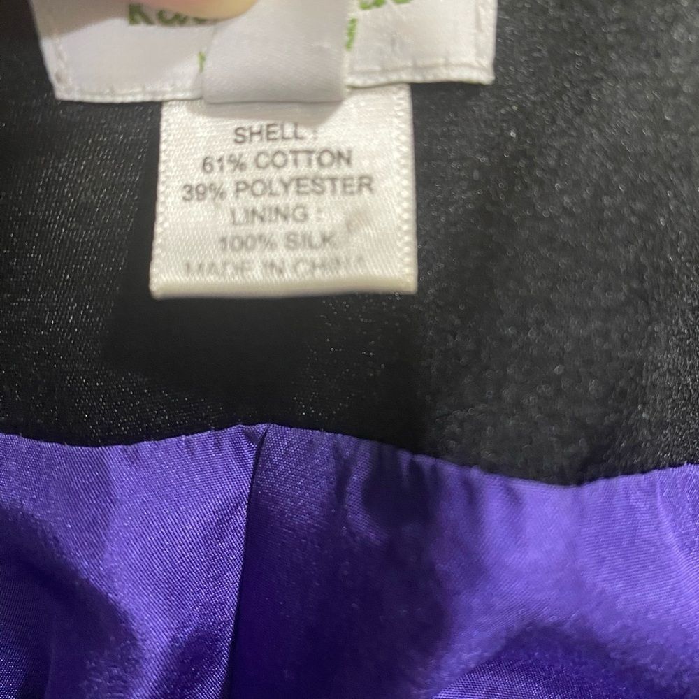 Kate Spade Black Satin Tie Back Mini Dress Cap Sleeve Silk Lined Elegant Minimal - Picture 10 of 16